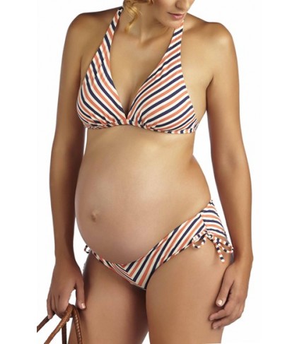 Pez D'Or 'Mykonos' Chevron Stripe Maternity Bikini