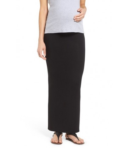 Nom Maternity 'Column' Maternity Maxi Skirt