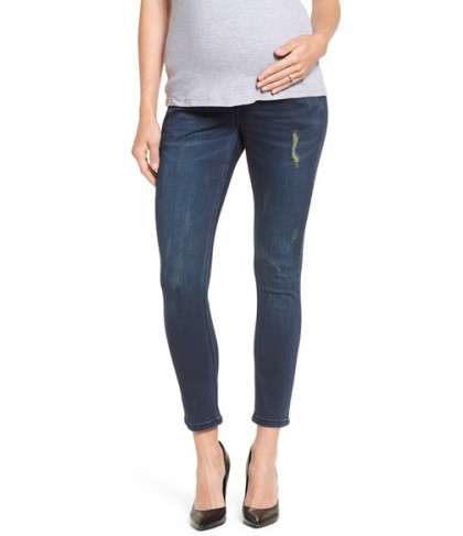 The Urban Ma Distressed Skinny Maternity Jeans