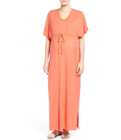 Bun Maternity 'Kaftan' Maxi Maternity Dress