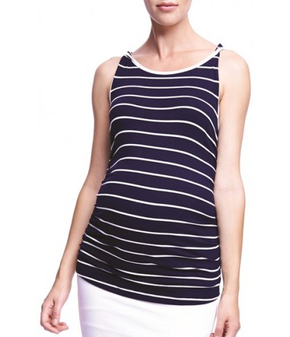 The Urban Ma 'Twist' Stripe Maternity Tank