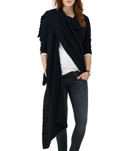 Isabella Oliver Maternity Wrap Cardigan - Black