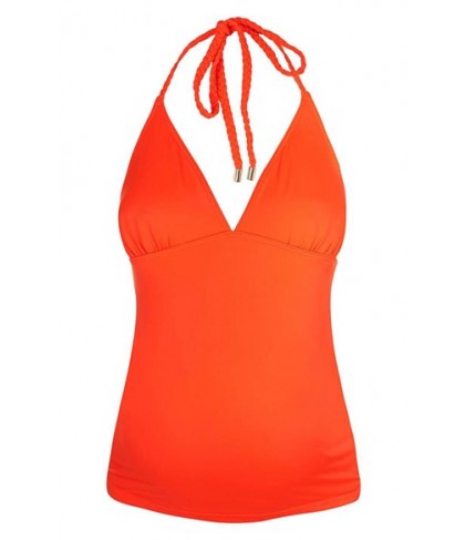 Topshop Braided Halter Maternity Tankini Top