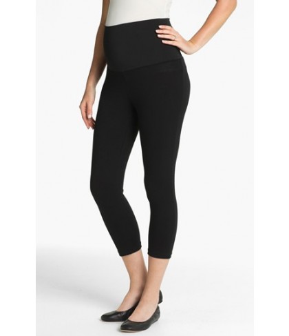 Maternal America Post Support Crop Maternity Leggings