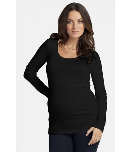 Ingrid & Isabel Scoop Neck Maternity Tee