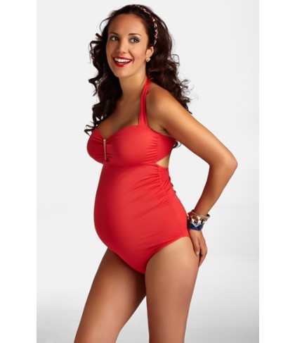 Pez D'Or Solid One-Piece Maternity Swimsuit