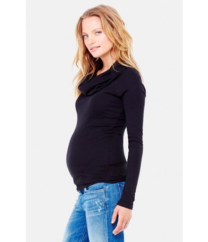 Ingrid & Isabel Cowl Neck Maternity Tee