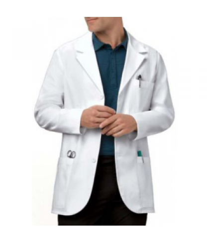 Cherokee mens consultation 31 inch lab coat - White - XL