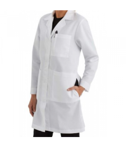 Meta women's 37 inch lab coat - White - 42