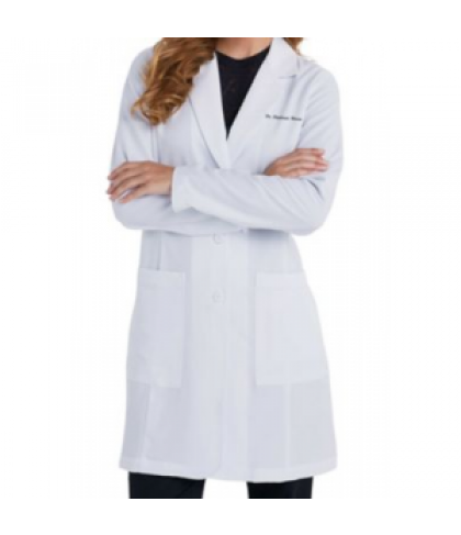 Greys Anatomy Signature Soft Stretch Lab Coat w tablet pocket - White - XS