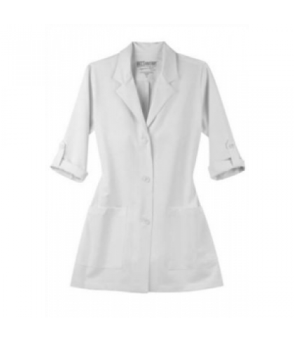 Greys Anatomy Signature 4-way stretch junior fit 31 inch lab coat - White - L