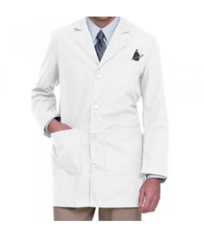 Landau men's tailored lab coat - White - 32