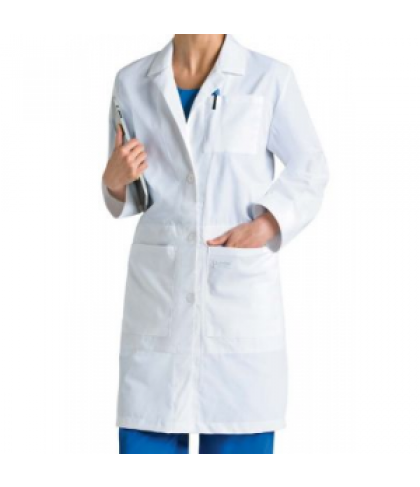 Landau women's lab coat with iPad pocket - White - 42