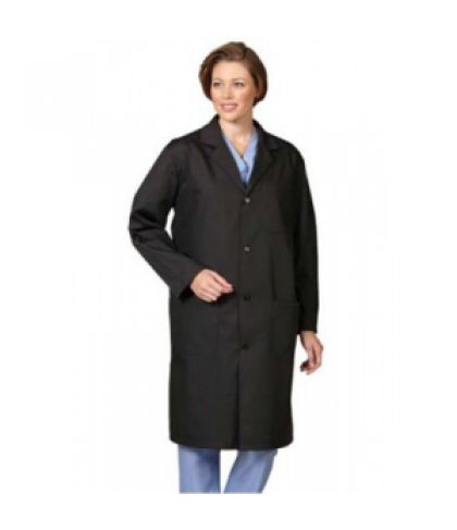 Fashion Seal unisex black lab coat - Black - L