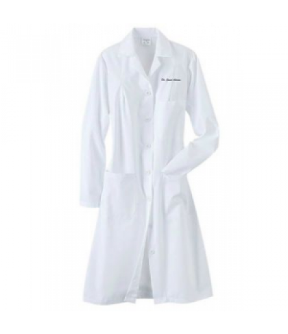 Fashion Seal ladies full length lab coat - White - XS