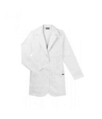 Greys Anatomy 32 inch women's 3 pocket lab coat - White - XS