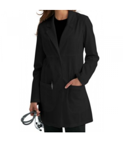 ViVi by Med Couture Chic 33 inch lab coat - Black - L