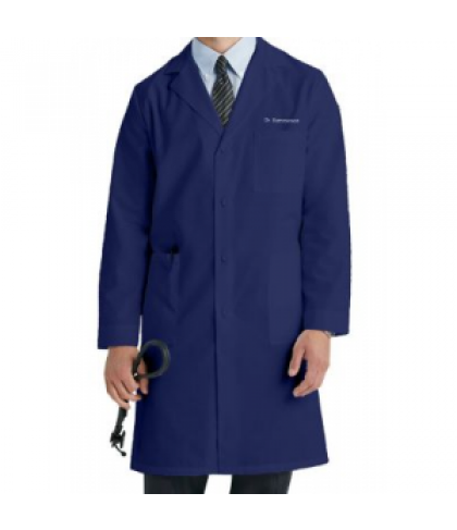 Meta Unisex 40 inch lab coat - Navy - S