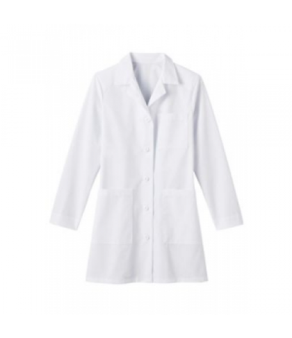 Meta Ladies  35 inch 4-pocket performance lab coat - White - 14