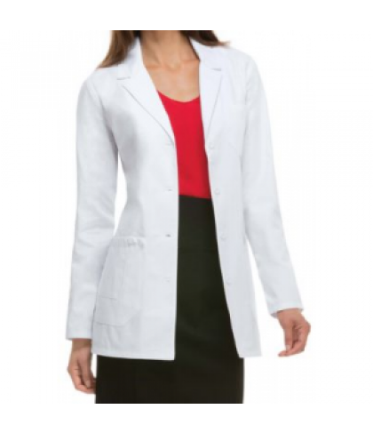 Dickies junior fit 30 inch lab coat - White - 4