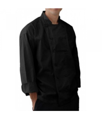 Dickies Chef Lorenzo Executive Chef Coat - Black - XS