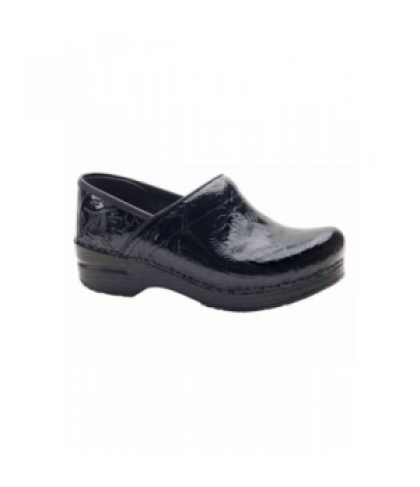 Dansko Professional tooled leather nursing clog - Black - 36