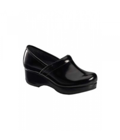 Cherokee Angelique nursing clog - Black Glossed - 11