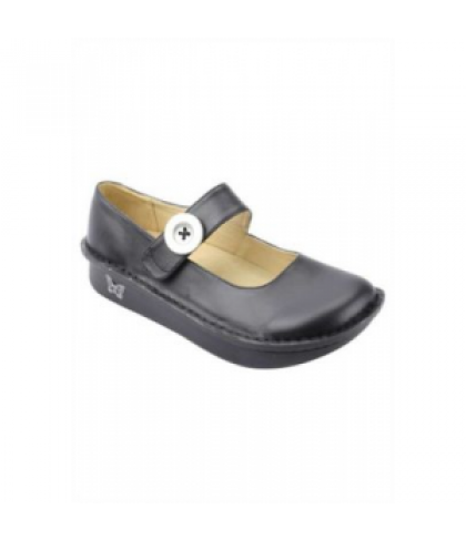 Alegria Paloma Black Nappa clog - Black Nappa - 36