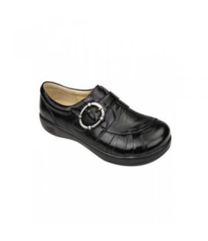 Alegria Khloe Black Waxy nursing shoes - Black Waxy - 38