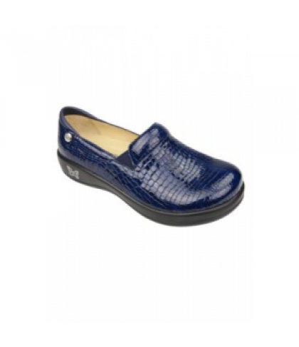 Alegria Keli Blue Croco nursing shoe - Blue Croco - 38