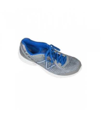 New Balance Mens cushion athletic shoe - Grey/Blue - 8