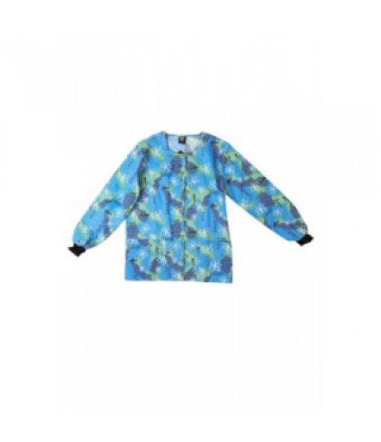 Scrub Wear Butterfly Love print scrub jacket - Butterfly Love - S