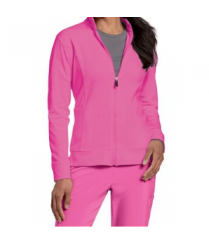 Urbane Performance Breast Cancer Awareness media scrub jacket - Cotton candy - XL