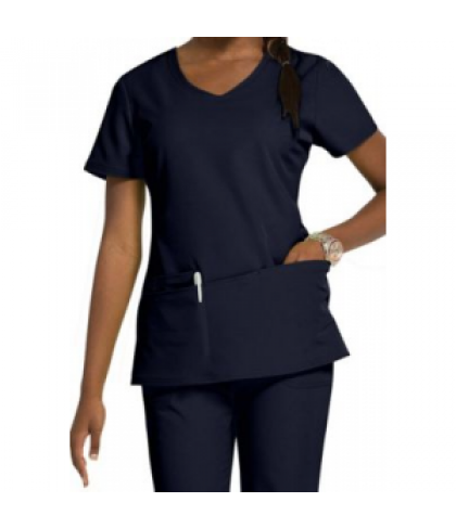 HeartSoul True Love v-neck scrub top - Navy - XL