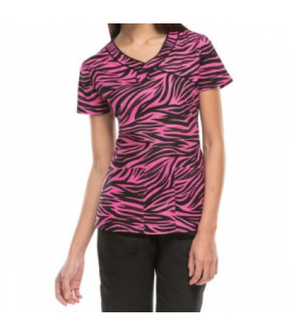 HeartSoul Wild About Zoo print scrub top - Wild About Zoo - S