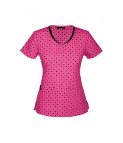 HeartSoul Dot You Forget It v-neck print top - Dot You Forget It - M