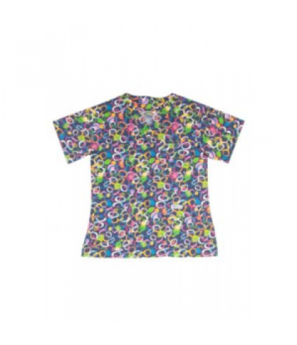 Cherokee Runway Thats So Wild print scrub top - Thats So Wild - M