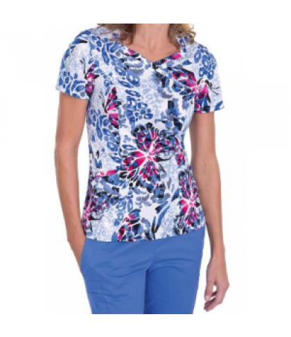 Landau Wingspan v-neck scrub top - Wingspan - S