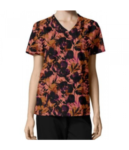 Zoe + Chloe Chrystina Too print scrub top - Chrystina Too - S