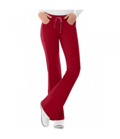 HeartSoul Love Potion drawstring scrub pant - Red - XL