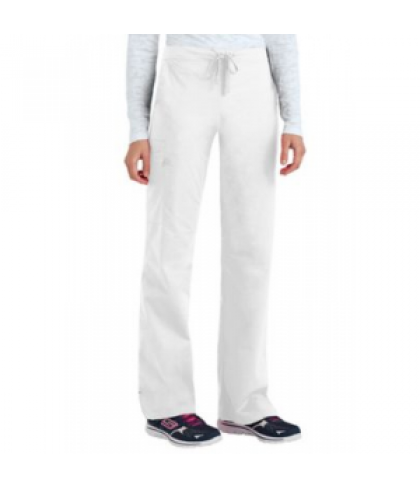 Landau Work Flow drawstring waist cargo pant - White - XL