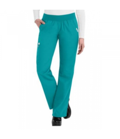 Cherokee Flexibles cargo scrub pants - Teal - XS