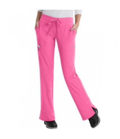 Greys Anatomy Signature Callie 3-pocket low rise cargo scrub pant - Island Pink - XL