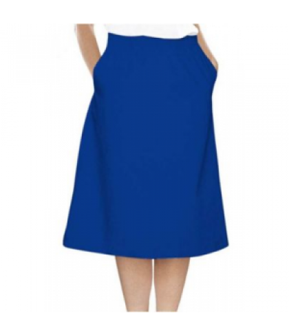 Landau A-line scrub skirt - Royal - 3X