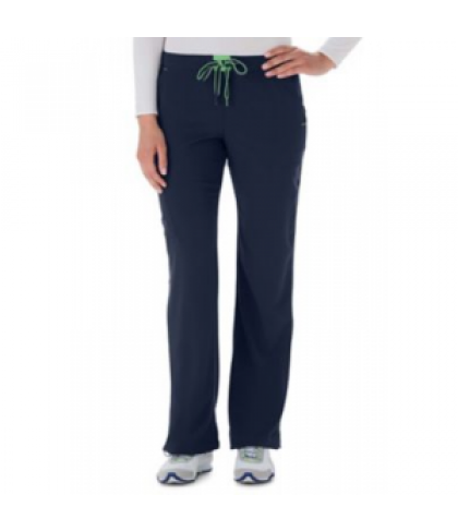 Jockey contrast elastic belt scrub pant - New Navy - XXS