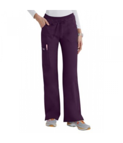 Cherokee Workwear Core Stretch modern fit cargo scrub pant - Eggplant - PS