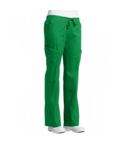 White Cross Allure 6 pocket cargo scrub pant - Island green - XS