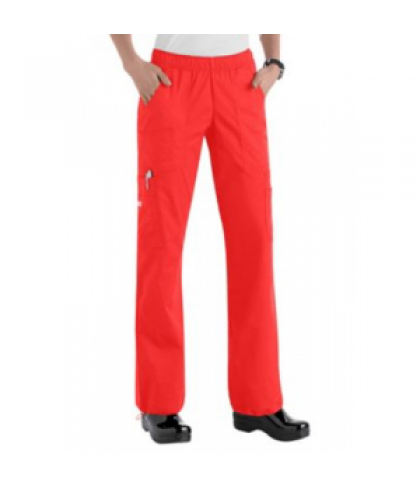 Cherokee Workwear Core Stretch comfort waist cargo scrub pant - Poppy - PL