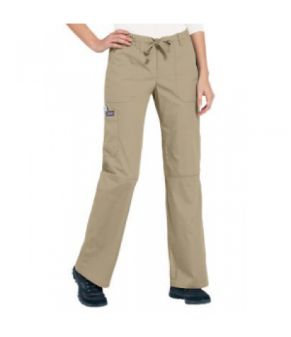 Cherokee Workwear trendy cargo scrub pant - Dark Khaki - S