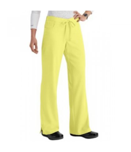 Greys Anatomy 5-pocket drawstring scrub pant - Citron - PXS